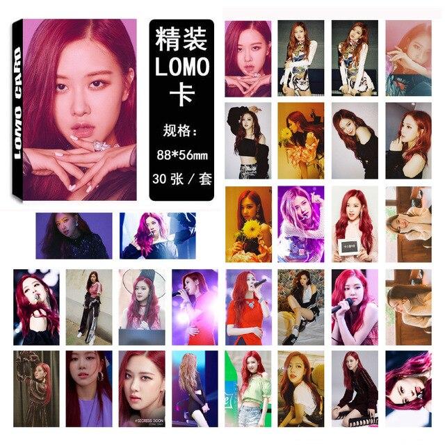 [MYKPOP]BLACKPINK LOMO Cards Set 30pcs/set Paper Photo Card KPOP Fans Collection SA1808702