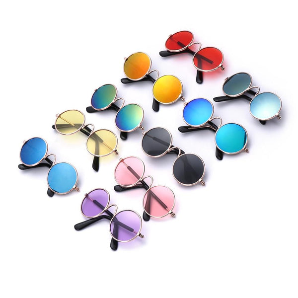 1PC Cute Colorful Pet Cat Dog Glasses Pet Products For Little Dog Cat Eye-wear Protection Dog Sunglasses Photos Pet Accessoires