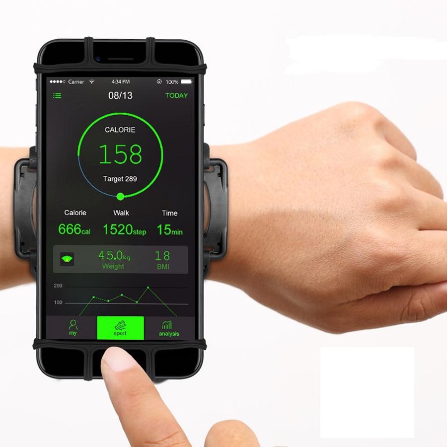 4-6in Running Bag Phone Armband Running Pouch Strap Jogging Sport Gym Arm Band Belt cuff telephone for fitness accessories 6.5in