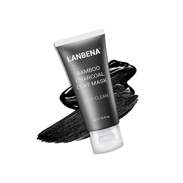 LANBENA Clay Face Mask+Bamboo Charcoal+Blueberry+Rose Deep Cleaning Remove Grease Shrinks Pores Nourishing Skin Care