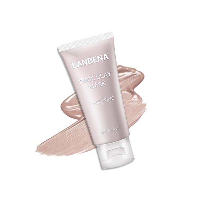 LANBENA Clay Face Mask+Bamboo Charcoal+Blueberry+Rose Deep Cleaning Remove Grease Shrinks Pores Nourishing Skin Care