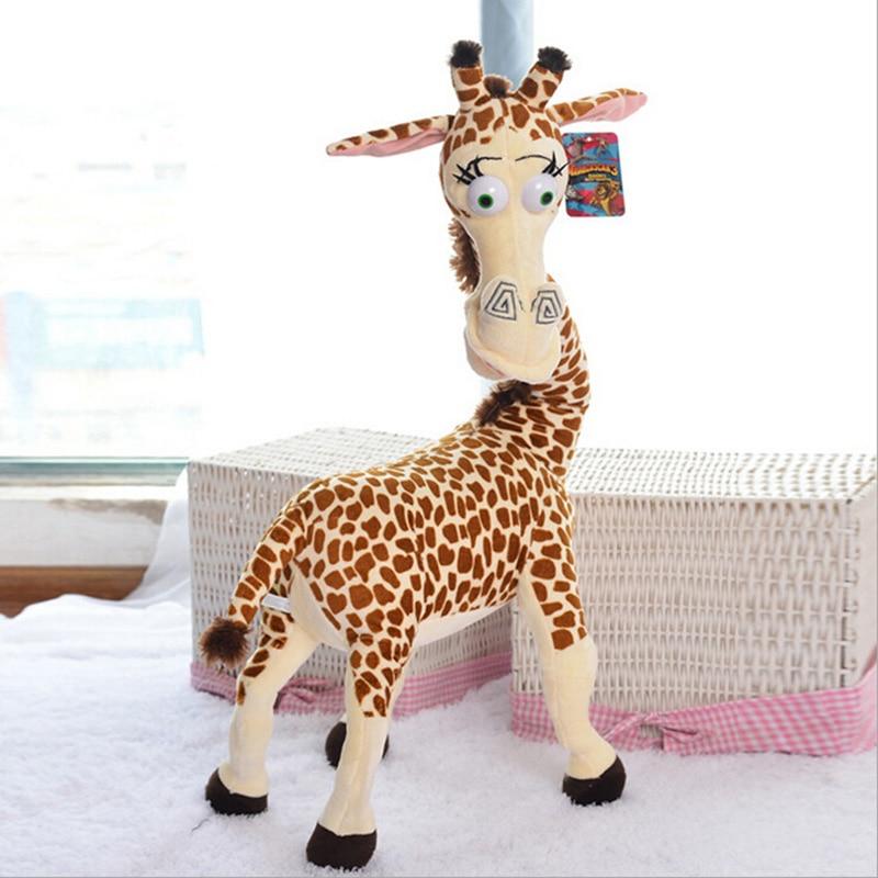 35cm cosplay Madagascar 3 Long Neck Giraffe Stuffed soft Plush doll Toys for kids christmas gifts