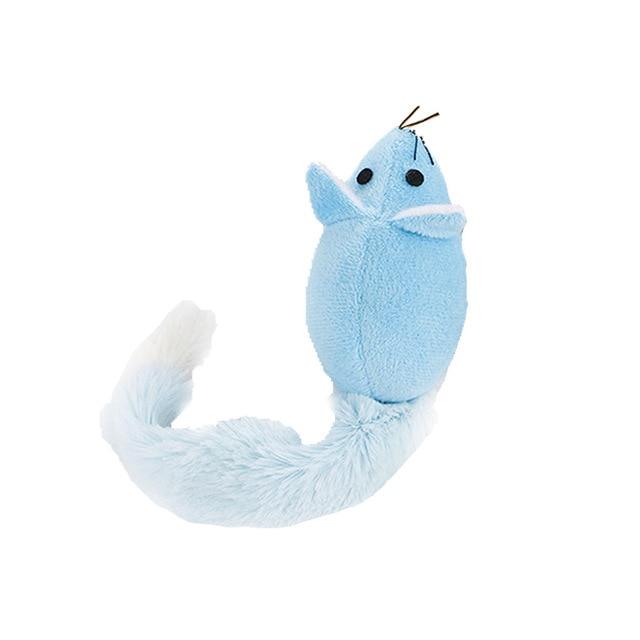 2018 New Animal Toy Pet Plush Chew Toy With Catnip Cat Clean Teeth Training Tool  #NE803