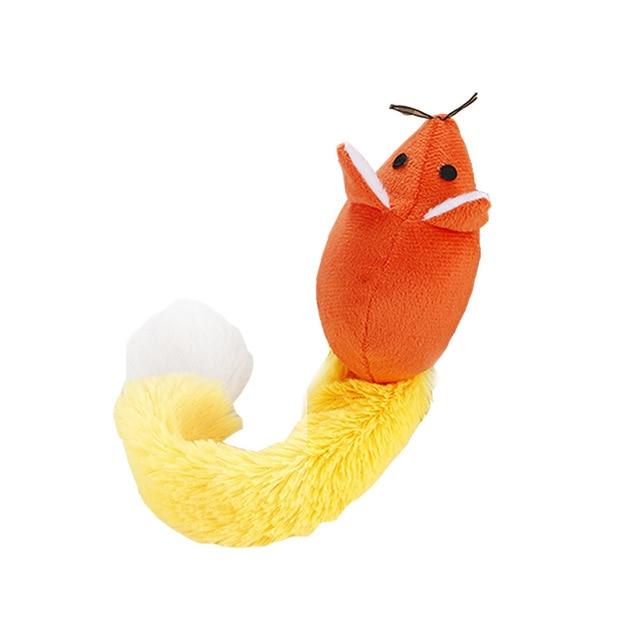 2018 New Animal Toy Pet Plush Chew Toy With Catnip Cat Clean Teeth Training Tool  #NE803