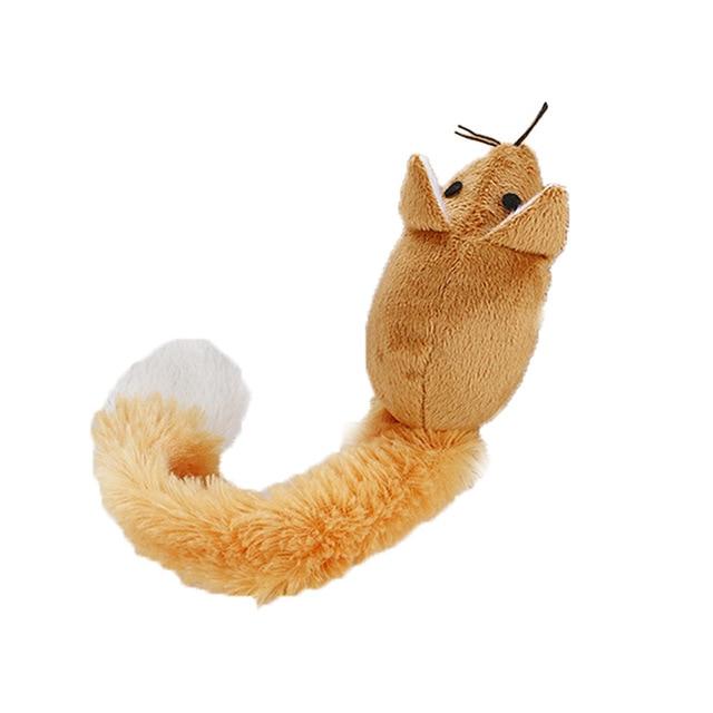 2018 New Animal Toy Pet Plush Chew Toy With Catnip Cat Clean Teeth Training Tool  #NE803