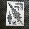 25 Styles Black Ink Henna Temporary Tattoo Sticker Fake Flower Pendants Arm Hand Tatoo Paste Waterproof Body Art Tattoo Stickers