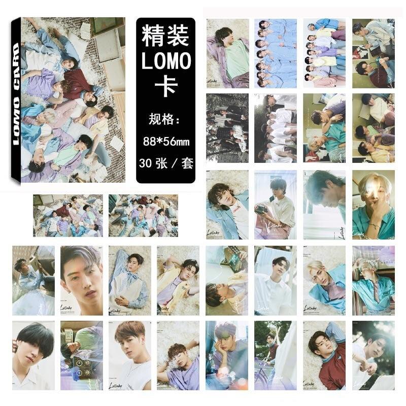 [MYKPOP]GOT7 LOMO Cards LULLABY HD Photo Paper Cards 30pcs/set Gift Box KPOP Fans Collection SA18101301