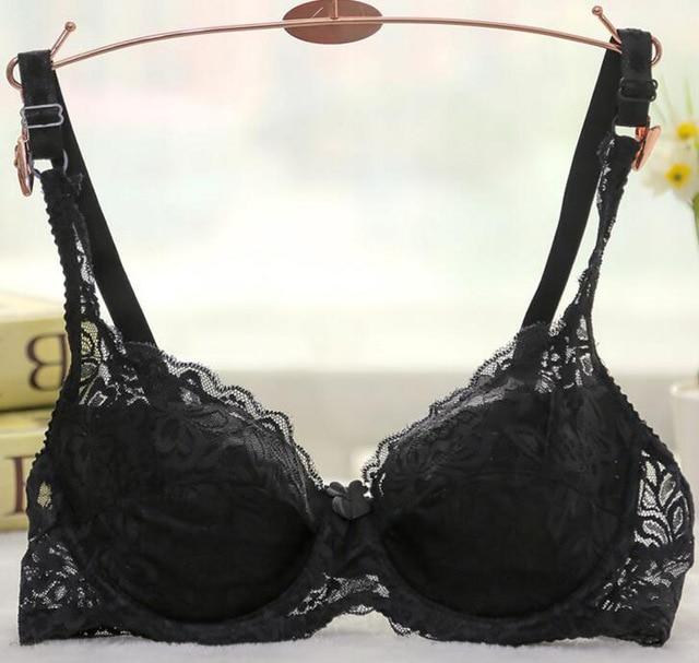 Lace Bra Sexy Women's Lace Unlined Underwire Push Up Bra Lingerie Intimates Bralette Women Full Lace Brassiere Underwear Bras