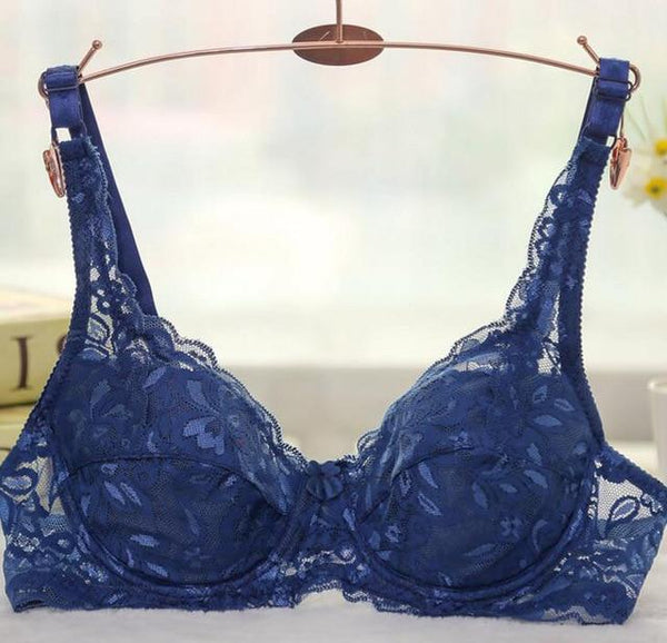 Lace Bra Sexy Women's Lace Unlined Underwire Push Up Bra Lingerie Intimates Bralette Women Full Lace Brassiere Underwear Bras