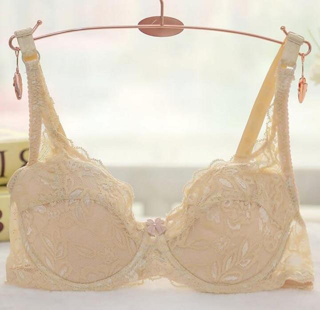 Lace Bra Sexy Women's Lace Unlined Underwire Push Up Bra Lingerie Intimates Bralette Women Full Lace Brassiere Underwear Bras