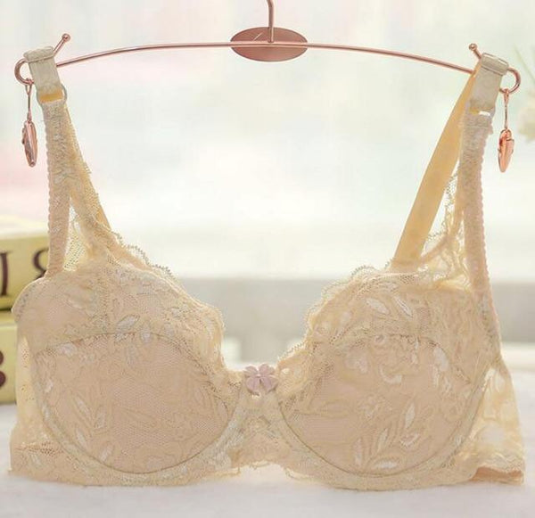 Lace Bra Sexy Women's Lace Unlined Underwire Push Up Bra Lingerie Intimates Bralette Women Full Lace Brassiere Underwear Bras
