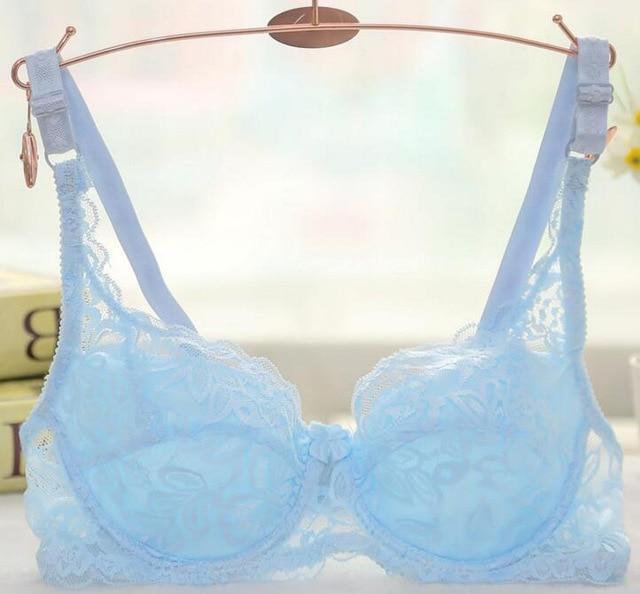 Lace Bra Sexy Women's Lace Unlined Underwire Push Up Bra Lingerie Intimates Bralette Women Full Lace Brassiere Underwear Bras