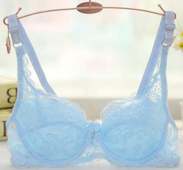 Lace Bra Sexy Women's Lace Unlined Underwire Push Up Bra Lingerie Intimates Bralette Women Full Lace Brassiere Underwear Bras