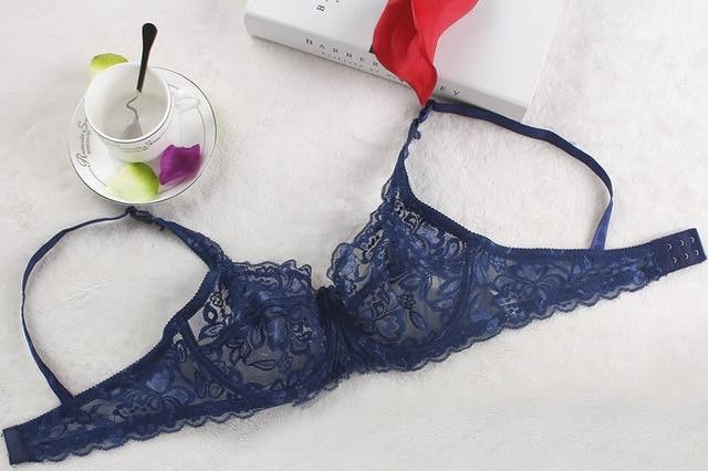 Lace Bra Sexy Women's Lace Unlined Underwire Push Up Bra Lingerie Intimates Bralette Women Full Lace Brassiere Underwear Bras
