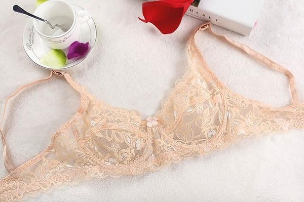 Lace Bra Sexy Women's Lace Unlined Underwire Push Up Bra Lingerie Intimates Bralette Women Full Lace Brassiere Underwear Bras