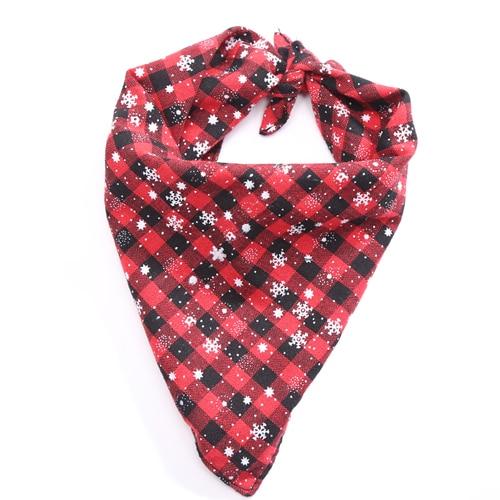 Reversible Dog Scarf Pet Dog Bandana Bib Pet Accessories Triangular Bandage Adjustable Tie On for Cat Puppies Medium Large Dogs