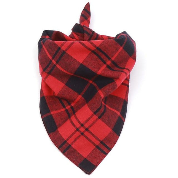 Reversible Dog Scarf Pet Dog Bandana Bib Pet Accessories Triangular Bandage Adjustable Tie On for Cat Puppies Medium Large Dogs