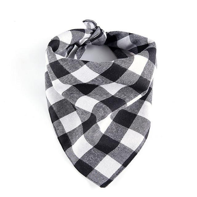 Reversible Dog Scarf Pet Dog Bandana Bib Pet Accessories Triangular Bandage Adjustable Tie On for Cat Puppies Medium Large Dogs