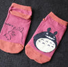 1 pair cute My Neighbor Totoro Cosplay socks plaid striped Animal totoro lot socks summer casual personality socks plush toy