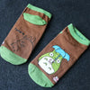 1 pair cute My Neighbor Totoro Cosplay socks plaid striped Animal totoro lot socks summer casual personality socks plush toy