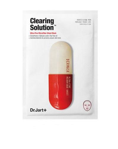 Dr.Jart+ Dermask Water Jet Soothing Hydra Solution Facial Mask Hyaluronic Acid Face Mask Moisturizing Korean Mask Acne Treatment