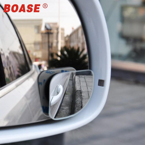 2pcs/lot Car Accessories Small Round Mirror Car Rearview Mirror Blind Spot Wide-angle Lens 360 degree Rotation Adjustable