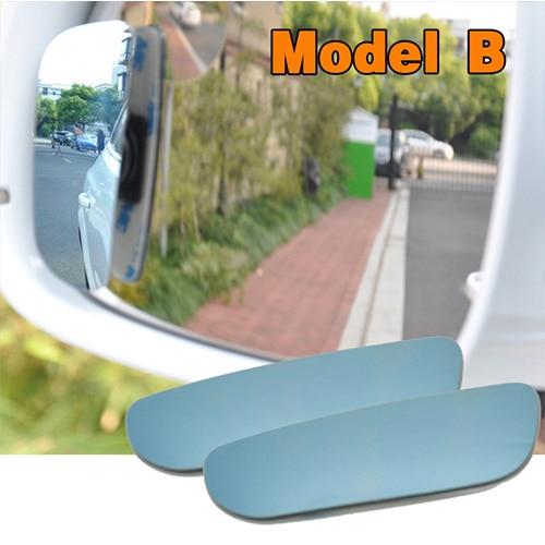 2pcs/lot Car Accessories Small Round Mirror Car Rearview Mirror Blind Spot Wide-angle Lens 360 degree Rotation Adjustable