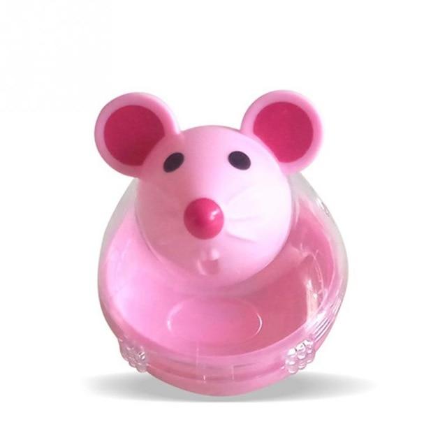 New Pet Cat Fun Tumbler Feeder Toy Mouse Leaking Food Balls Pet Educational Toys Pet Leakage Device Funny Cat Interactive Toy