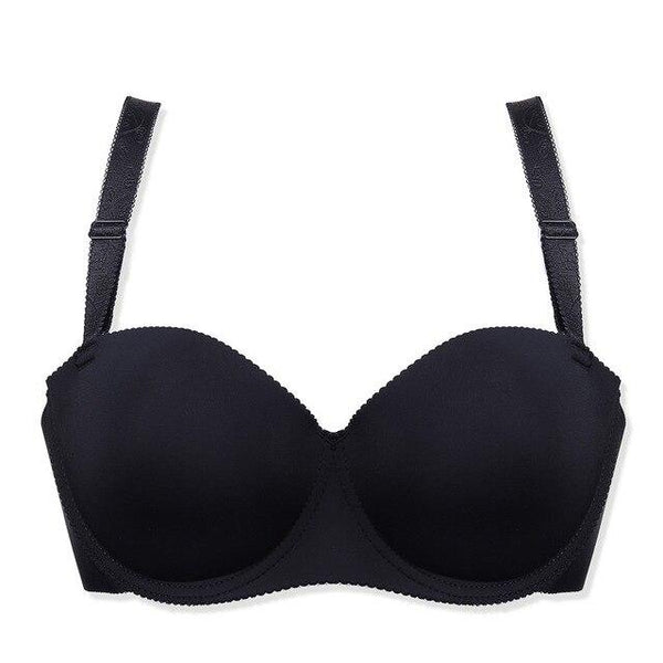 Fashion Half Cup Bra For Women Seamless Bralette Push Up Bras Ladies Deep V C Cup Underwear Sexy Lingerie One-Piece Intimates
