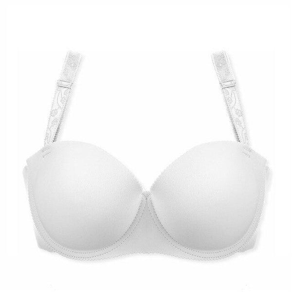Fashion Half Cup Bra For Women Seamless Bralette Push Up Bras Ladies Deep V C Cup Underwear Sexy Lingerie One-Piece Intimates