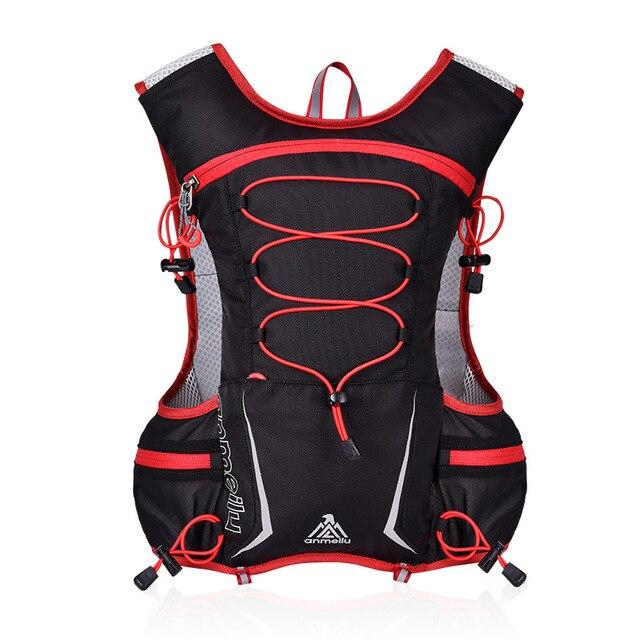 Anmeilu 5L Running Backpack Waterproof Sports Bag Outdoor Trail Running Gym Bag Hydration Vest Mochila Pack Fitness Accessories