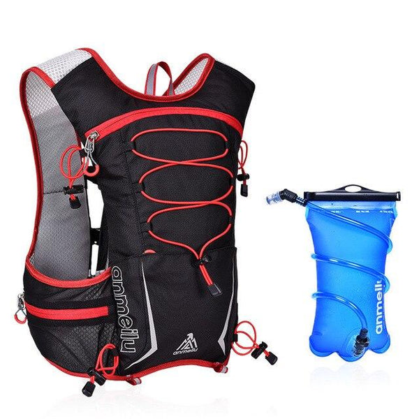 Anmeilu 5L Running Backpack Waterproof Sports Bag Outdoor Trail Running Gym Bag Hydration Vest Mochila Pack Fitness Accessories