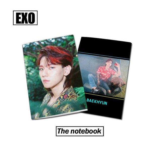 [MYKPOP]EXO THE WAR KOKOBOP Photo Exercise Book Lined Big Study Notebook Workbook Diary Notebook KPOP Fans Collection SA18050809