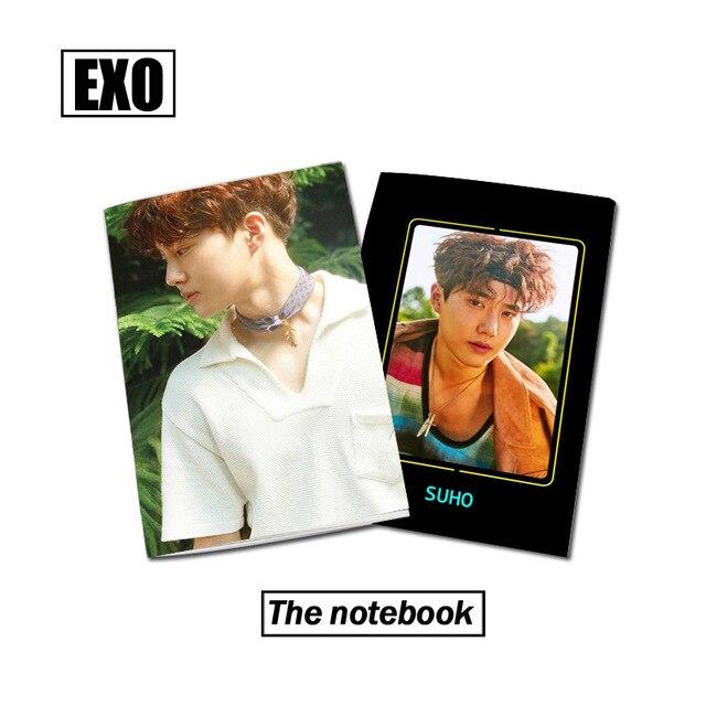 [MYKPOP]EXO THE WAR KOKOBOP Photo Exercise Book Lined Big Study Notebook Workbook Diary Notebook KPOP Fans Collection SA18050809