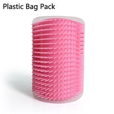 Corner Cat Brush Pet Comb Play Toy Plastic Scratch Bristles Arch Massager Self Grooming Scratcher Cats Toys