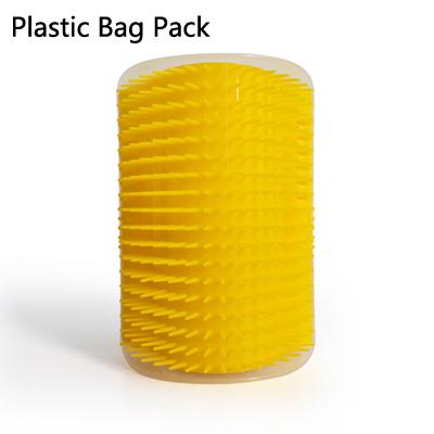 Corner Cat Brush Pet Comb Play Toy Plastic Scratch Bristles Arch Massager Self Grooming Scratcher Cats Toys