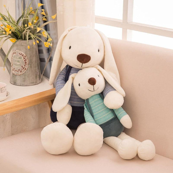 40cm Cute Bunny Plush Rabbit Toy Soft Cloth Stuffed Rabbit Easter Gift Decor Baby Appease Toys For Children Kids Newyear Gift