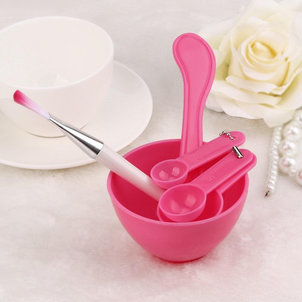 New 14 in 1 DIY Facial Mask Mixing Bowl Brush Spoon Stick Tool Face Care Set FSS Tool Purple For Lady