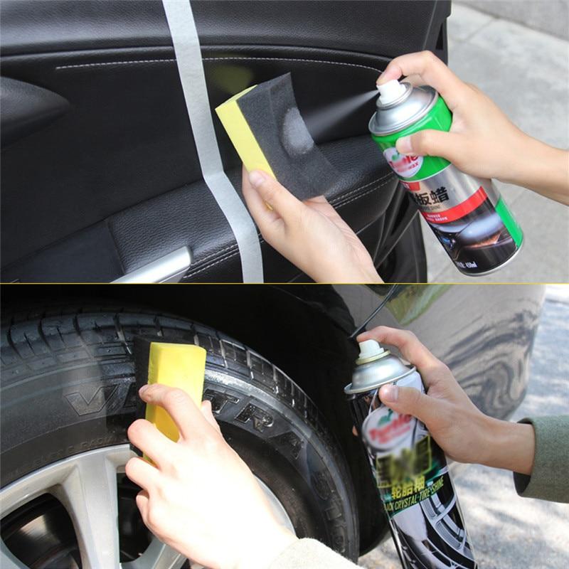 1Pc PE Multifunctional Waxing Cleaning Tool Corner Wipe Clear Residual Wax Wax Car Interior Cleaning Car Accessories Spong Brush