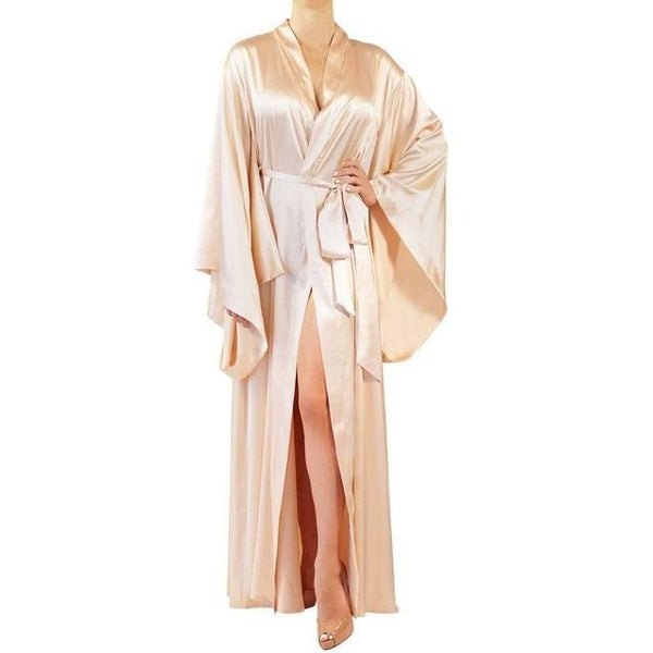 AEL Fashion Loose Soft Comfortable Night Robe Women Belt Bathrobe Women's Sleep Sexy Sleepwear Shift 2017 Select 3 Color