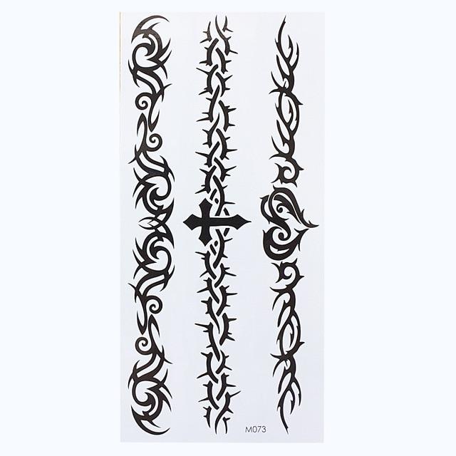 1 Sheet Temporary English Word Tattoo Stickers Black Letters Feather Body Art Tattoos Sticker Waterproof For Temporary Tattoos