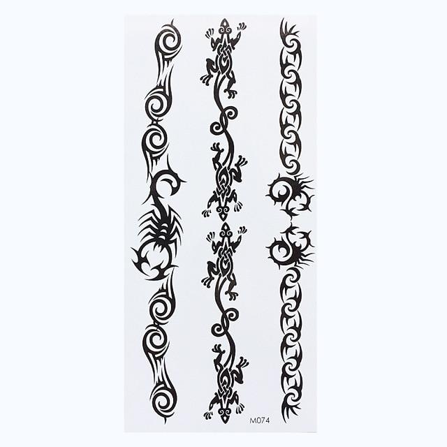 1 Sheet Temporary English Word Tattoo Stickers Black Letters Feather Body Art Tattoos Sticker Waterproof For Temporary Tattoos