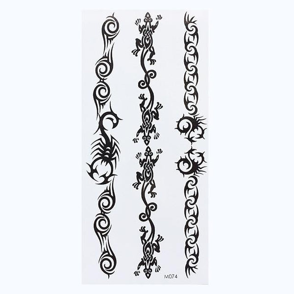 1 Sheet Temporary English Word Tattoo Stickers Black Letters Feather Body Art Tattoos Sticker Waterproof For Temporary Tattoos
