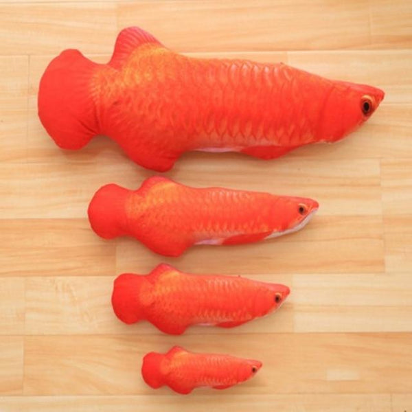 Cat Simulation Fish Catnip Toys Pet Kitten Cushion Grass Bite Chew Funny Scratch Stuffed Pillow Pets Padded Toy 30cm 10 Styles