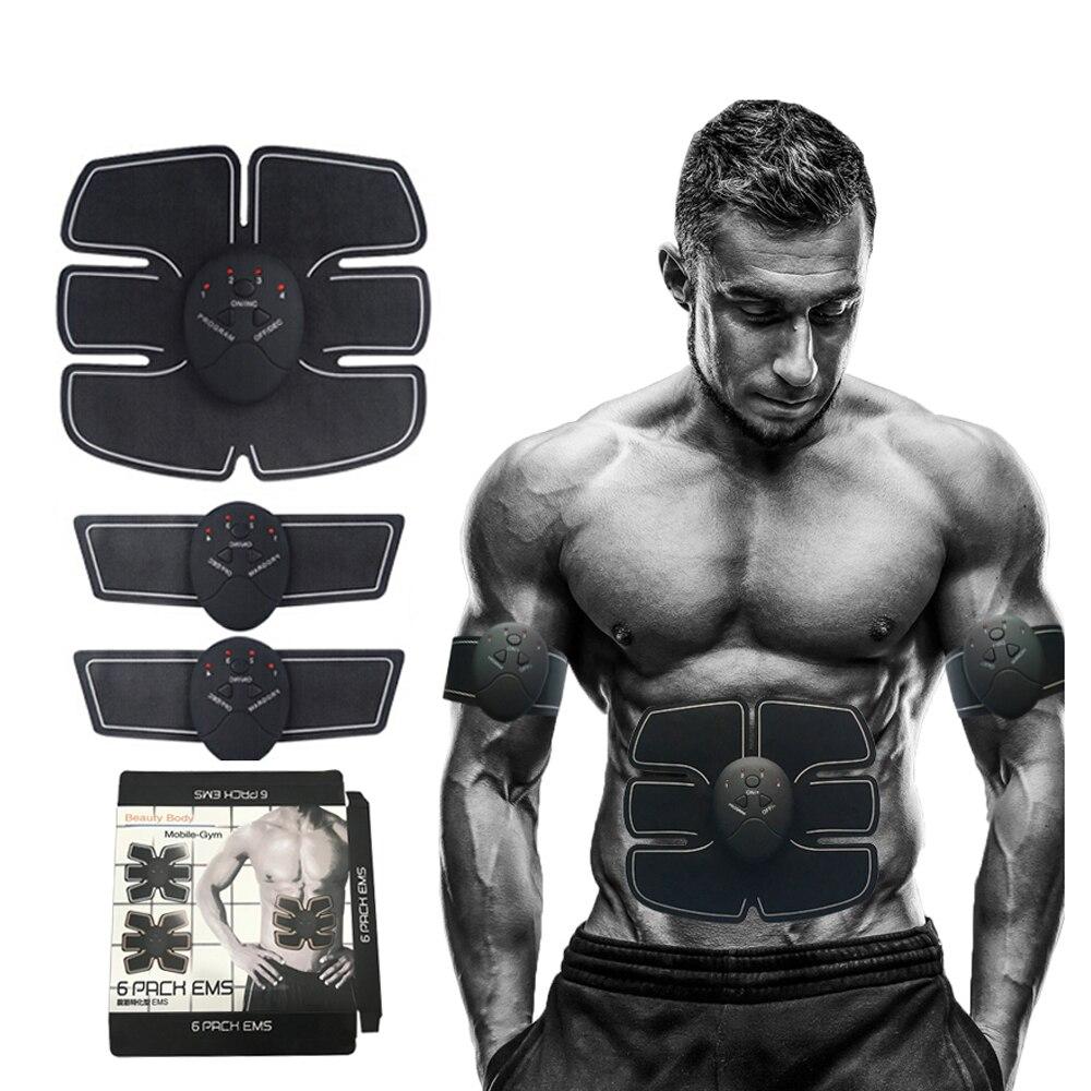 Body Slimming Shaper Machine TENS Electronic Abdominal Fitness Accessories EMS Wireless Electric Muscle Stimulator Massager