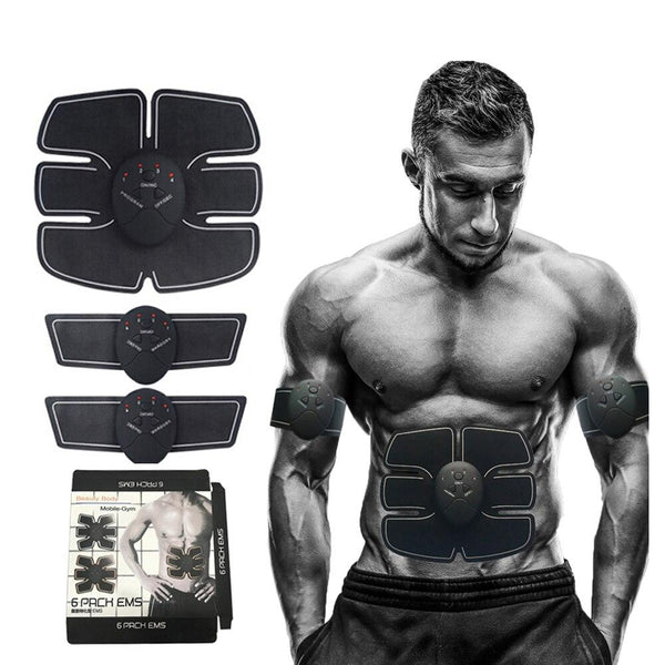 Body Slimming Shaper Machine TENS Electronic Abdominal Fitness Accessories EMS Wireless Electric Muscle Stimulator Massager