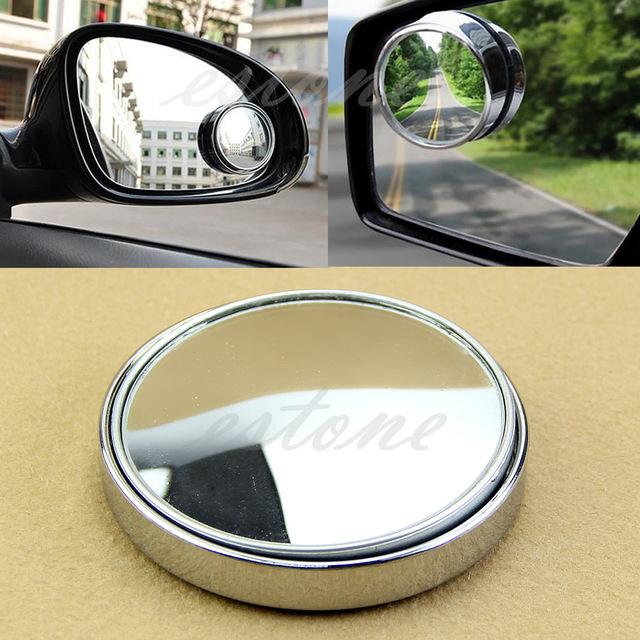 Round Wide Angle Convex Blind Spot Mirror Rear View Messaging Car Vehicle BK
