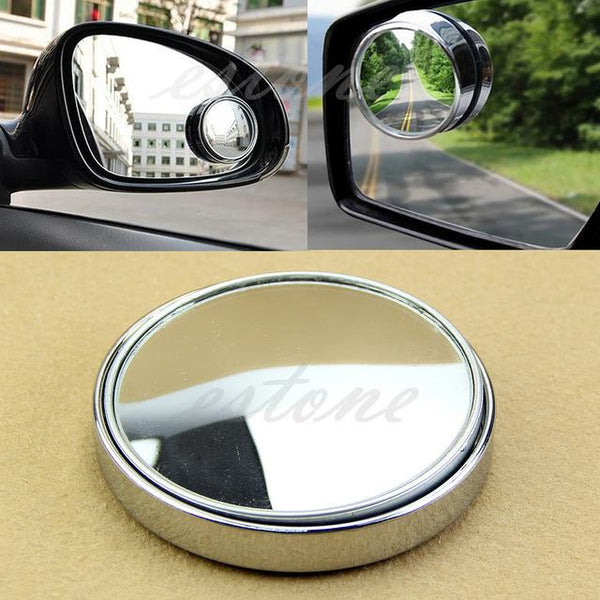Round Wide Angle Convex Blind Spot Mirror Rear View Messaging Car Vehicle BK