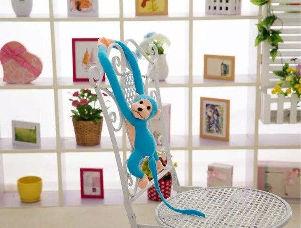 60cm Kawaii Long Arm Monkey from Arm to Tail Plush Toys Baby Sleeping Appease Animal Dolls Stuffed Plush Monkey Kids Gift Toys