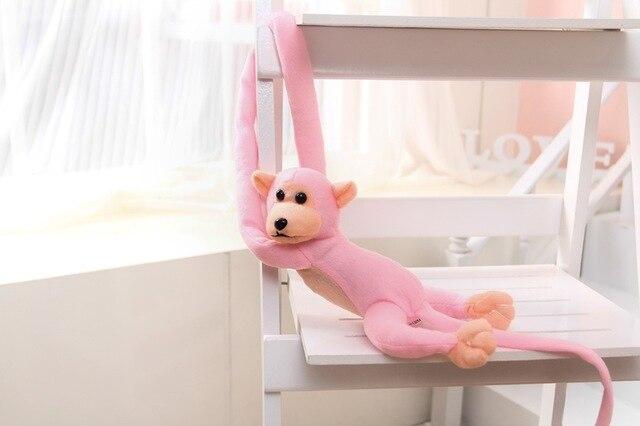 60cm Kawaii Long Arm Monkey from Arm to Tail Plush Toys Baby Sleeping Appease Animal Dolls Stuffed Plush Monkey Kids Gift Toys